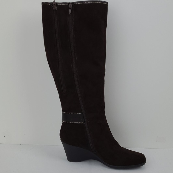 Aerosoles Knee High Wedge Boots - Picture 5 of 5